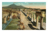 View of the Forum, Pompeii, Italy