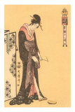 Japanese Woodblock, Geisha