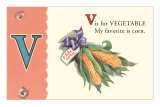 Buy V is for Vegetable at AllPosters.com