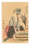 Buy Japanese Woodblock, Washing Clothes at AllPosters.com