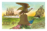 4th of July Greetings, Liberty Bell, Etc.