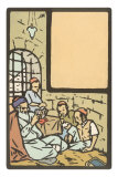 Buy Rabbi Teaching Students, Woodcut at AllPosters.com
