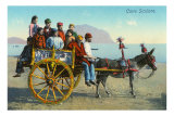 Sicilian Cart with Donkey, Italy