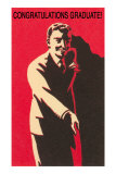 Congratulations Graduate, Man Extending Hand Premium Poster