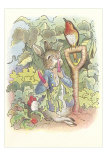 Rabbit with Singing Robin