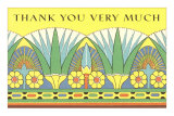 Thank You Very Much, Art Nouveau Frieze
