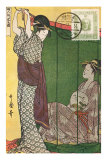 Buy Japanese Illustration, Two Geishas at AllPosters.com