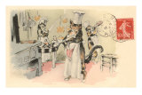 Cats Cooking in the Kitchen