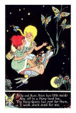 Butterflies Pulling Girls Through Space