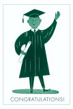 Congratulations, Graduate, Green