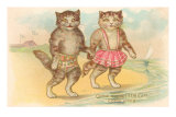 Come Along Little Girl, Cats at Beach