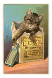 Cat with Eclectric Oil