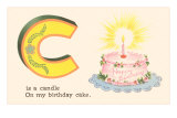Buy C is a Candle at AllPosters.com