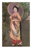 Buy Geisha with Parasol at AllPosters.com