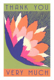 Thank You Very Much, Bright Flower Graphics