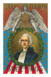 Buy 4th of July Greetings, George Washington at AllPosters.com