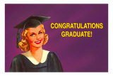 Congratulations Graduate, Blonde Coed