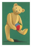 Perky Teddy Bear with Ball