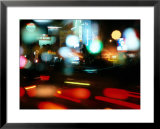 City Lights at Night, Blur, Yogyakarta, Indonesia
