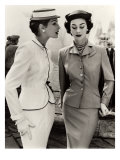Fiona Campbell-Walter and Anne Gunning in Tailored Suits, 1953