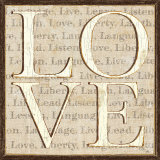 L is for Love Art Print