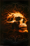Flaming Skull