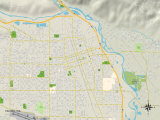 Buy Political Map of Yakima, WA at AllPosters.com