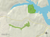 Buy Political Map of Prairie Creek, AR at AllPosters.com