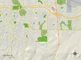 Buy Political Map of Lone Tree, CO at AllPosters.com