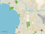 Buy Political Map of Burlington, VT at AllPosters.com
