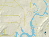 Buy Political Map of Wilsonville, AL at AllPosters.com