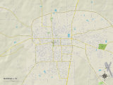 Political Map of Marshall, TX