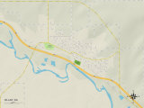 Buy Political Map of Zillah, WA at AllPosters.com