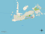 Buy Political Map of Key West, FL at AllPosters.com