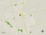 Political Map of Lamesa, TX