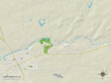 Political Map of East Oakdale, CA