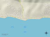 Political Map of Las Flores, CA
