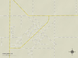 Political Map of Caruthers, CA
