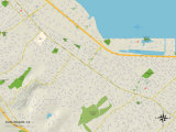 Buy Political Map of Burlingame, CA at AllPosters.com
