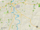 Buy Political Map of Glastonbury, CT at AllPosters.com