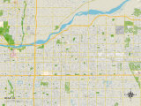 Buy Political Map of Mesa, AZ at AllPosters.com