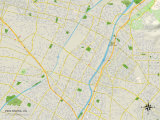 Buy Political Map of Pico Rivera, CA at AllPosters.com