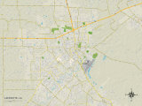 Buy Political Map of Lafayette, LA at AllPosters.com