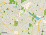 Buy Political Map of Ann Arbor, MI at AllPosters.com