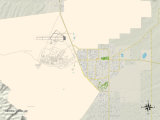 Buy Political Map of Sierra Vista, AZ at AllPosters.com