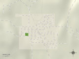 Buy Political Map of Yacolt, WA at AllPosters.com