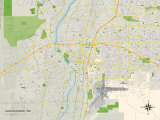 Buy Political Map of Albuquerque, NM at AllPosters.com