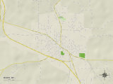 Political Map of Magee, MS