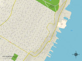 Political Map of Guttenberg, NJ