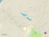 Political Map of Oakdale, NY